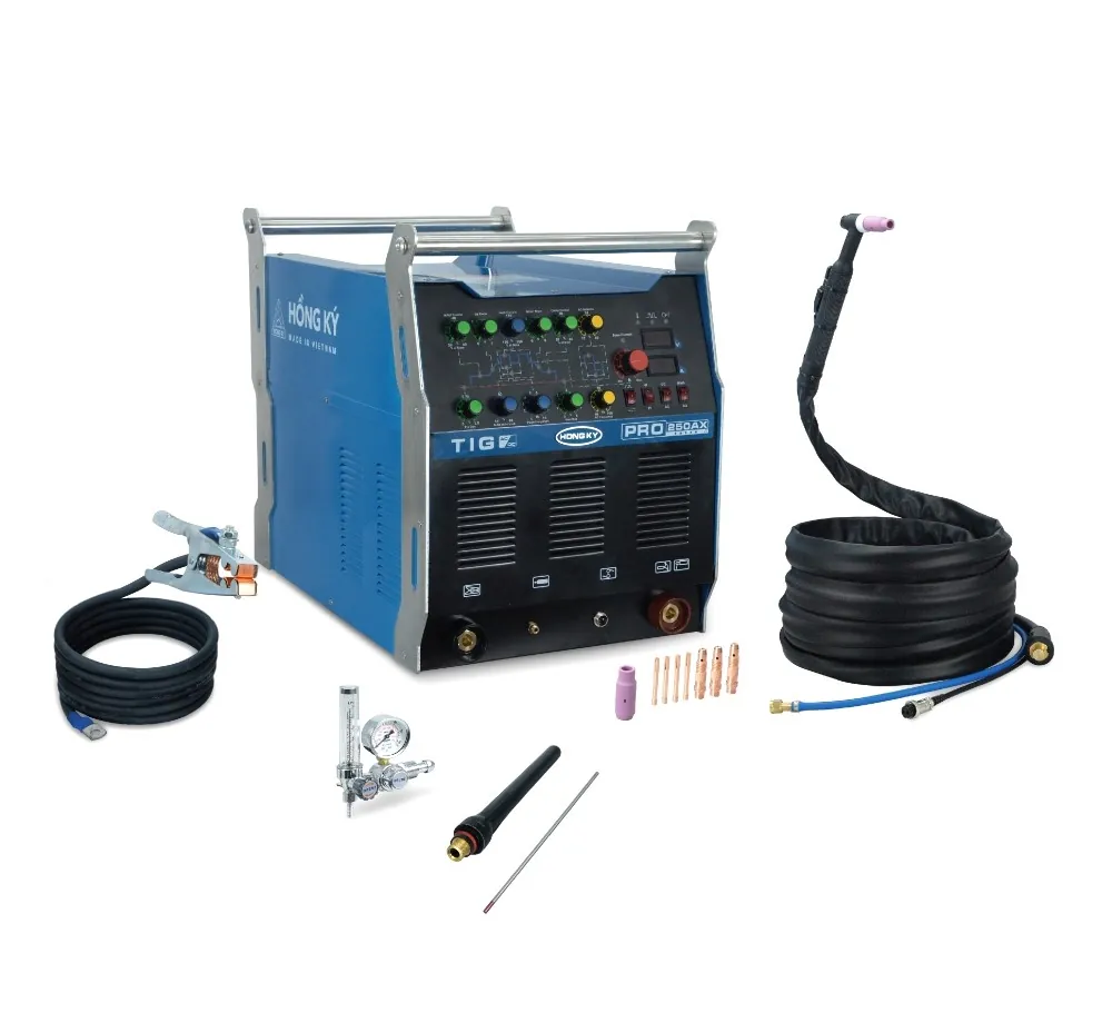Máy hàn TIG ACDC xung que Hồng Ký Pro 250A 220V - TIG250AXPRO