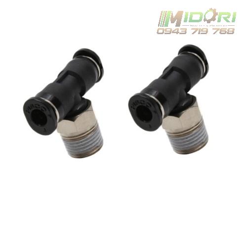 Đầu nối khí nén khớp nối chữ T PB4-01MC Pisco