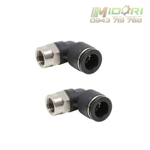 Đầu nối khí nén khớp nối dạng khuỷu tay PLF12-02 Pisco